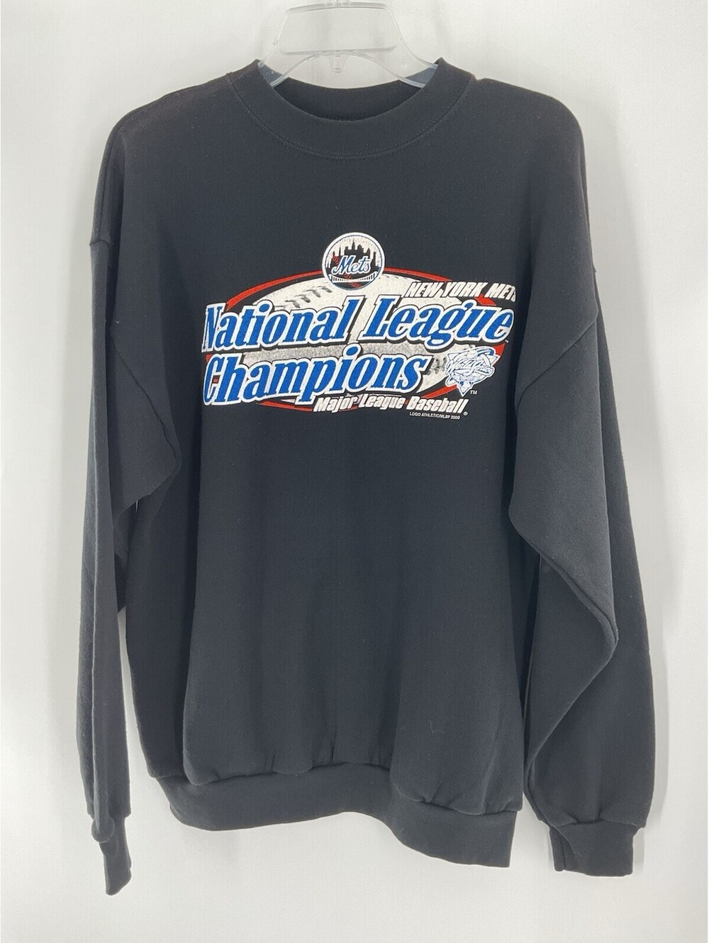 Logo Athletic Men’s Size L 2000 Mets Sweatshirt New York Mets Black 113